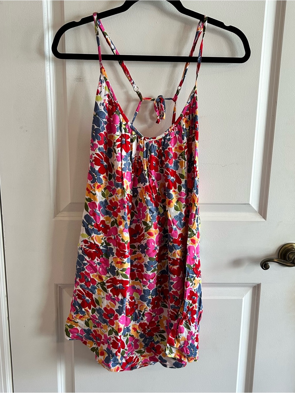 NWT Roxy Pink Floral Summer Cami Dress